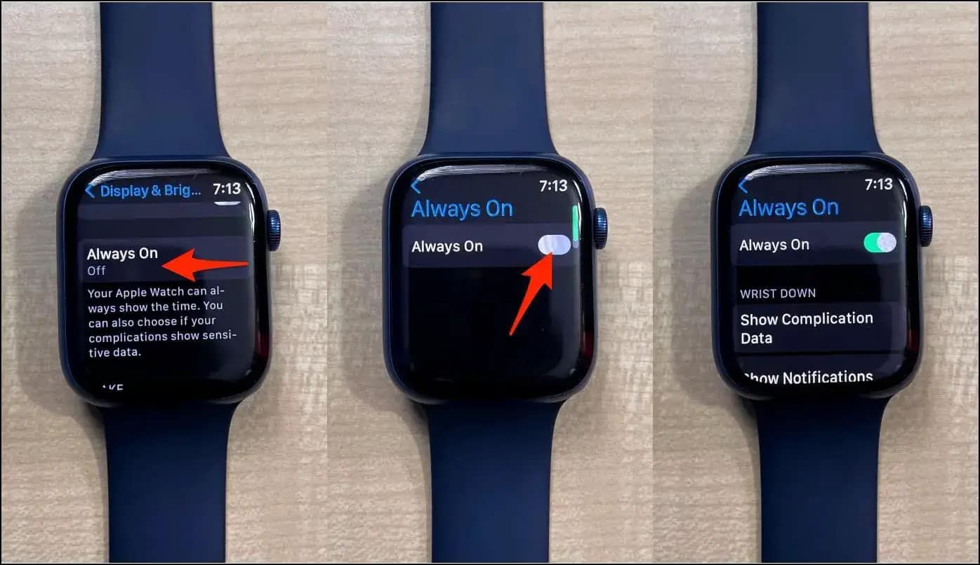 چگونه نمایشگر همیشه روشن را در اپل واچ روشن و خاموش کنیم؟