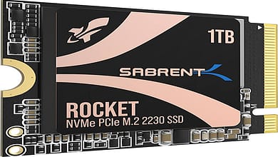 Sabrent Rocket 2230 یک درایو SSD پرسرعت