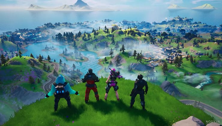 نقشه چپتر5 بازی فورتنایت لو رفت