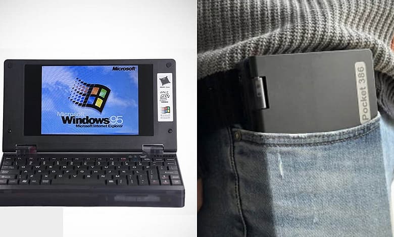 سازگاری Pocket386 - Windows 95