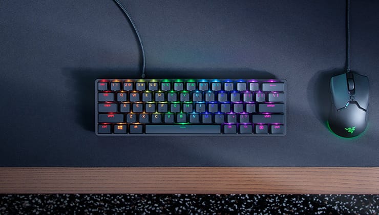 Razer Huntsman Mini یک کیبورد گیمینگ 60%